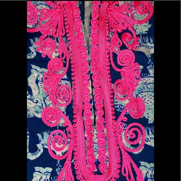 NWOT Lilly Pulitzer Carlotta Stretch Shift Dress Joy Ride - Size 00 - Picture 5 of 7